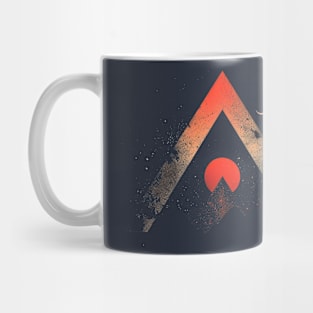 Minimalist star triangle Mug